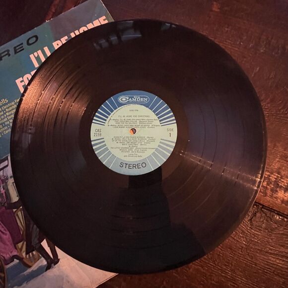 I'll Be Home For Christmas Living Trio Chimes Bells Vintage 1967 Vinyl LP Record - Picture 6 of 6